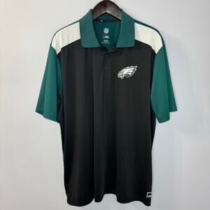 Philadelphia Eagles MSX by Michael Strahan Challenge Polo Shirt Men's XXL